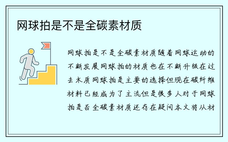 网球拍是不是全碳素材质